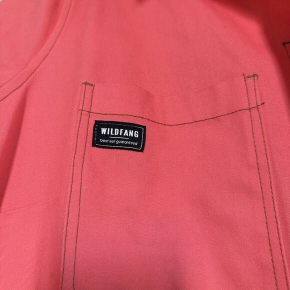 NWT! Wildfang The Essential Coverall Jumper Coral Pink 1X - Picture 14 of 16